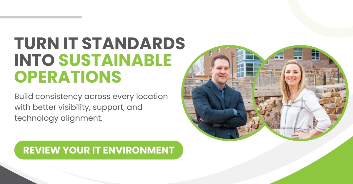 COMtuity team helping businesses improve IT standards, visibility, and multi-location technology alignment